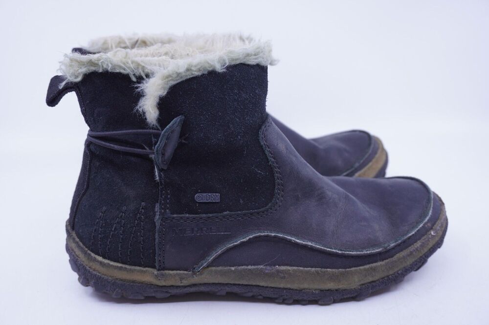 Merrell Boots Tremblant Women's Size 7 Pull On Polar Winter Snow Boots Black